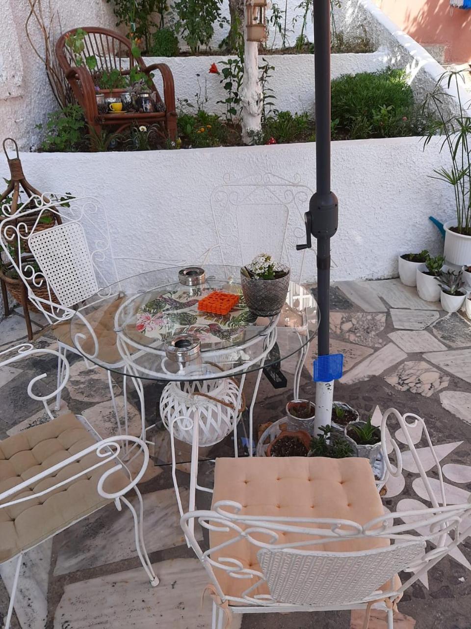 Villa Με Θεα Το Γαλαζιο Τησ Θαλασσασ Néa Ankhíalos Esterno foto